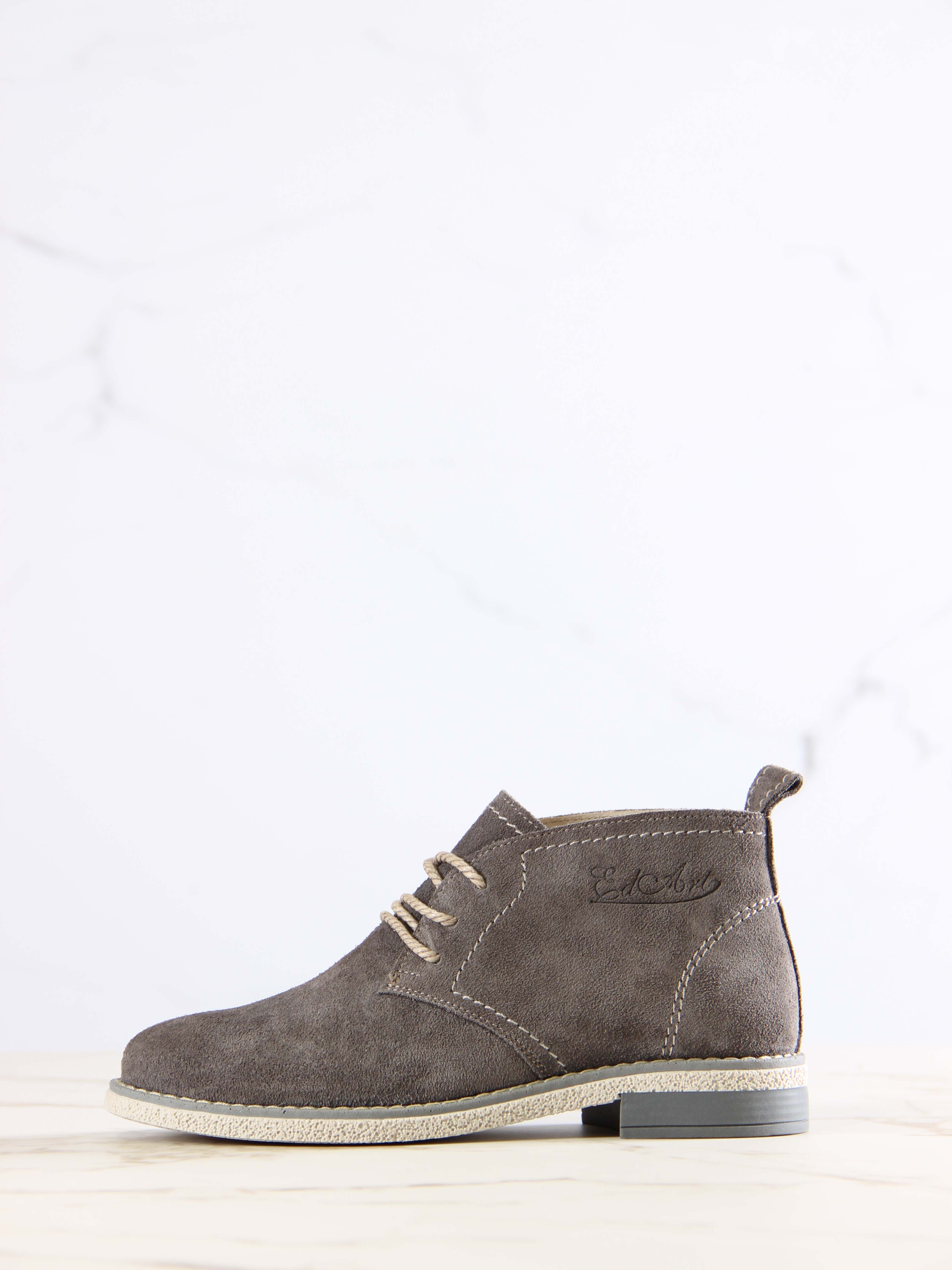 картинка Ботинки ED'ART 309.rose'gr.Серый замок замша от интернет магазина