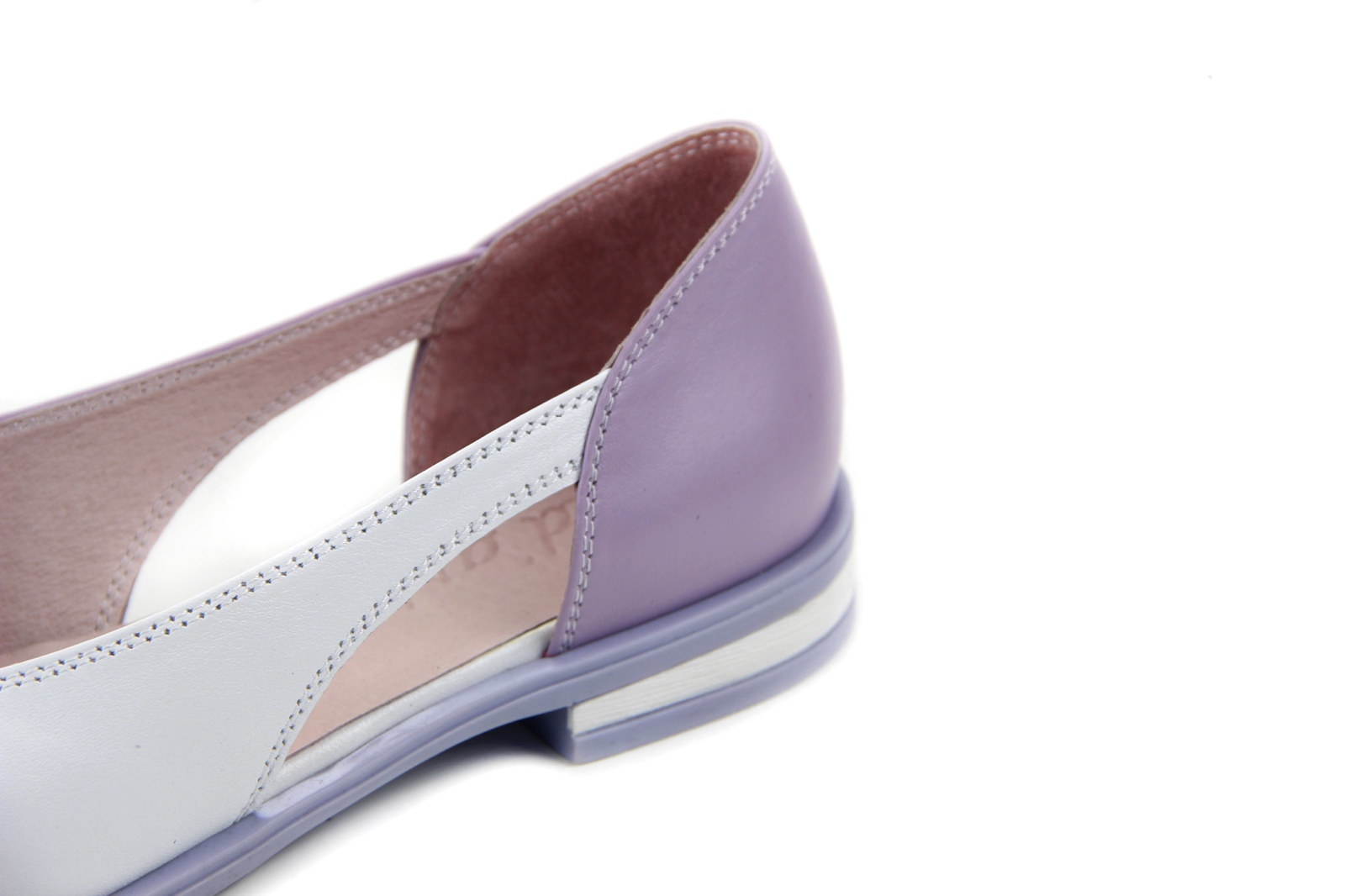 картинка Туфли ED'ART 160.madonna'l. white-lilac от интернет магазина