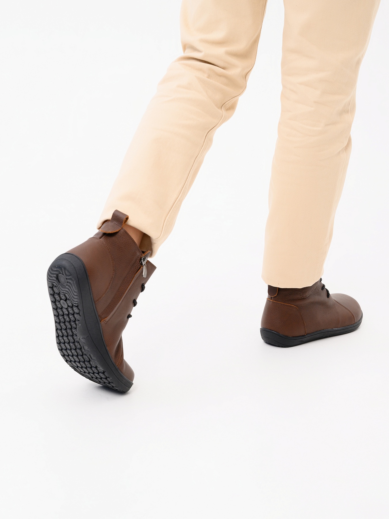 картинка Босоногие ботинки  ED'ART 352.NATA'bl.Светло-коричневая оттима от интернет магазина