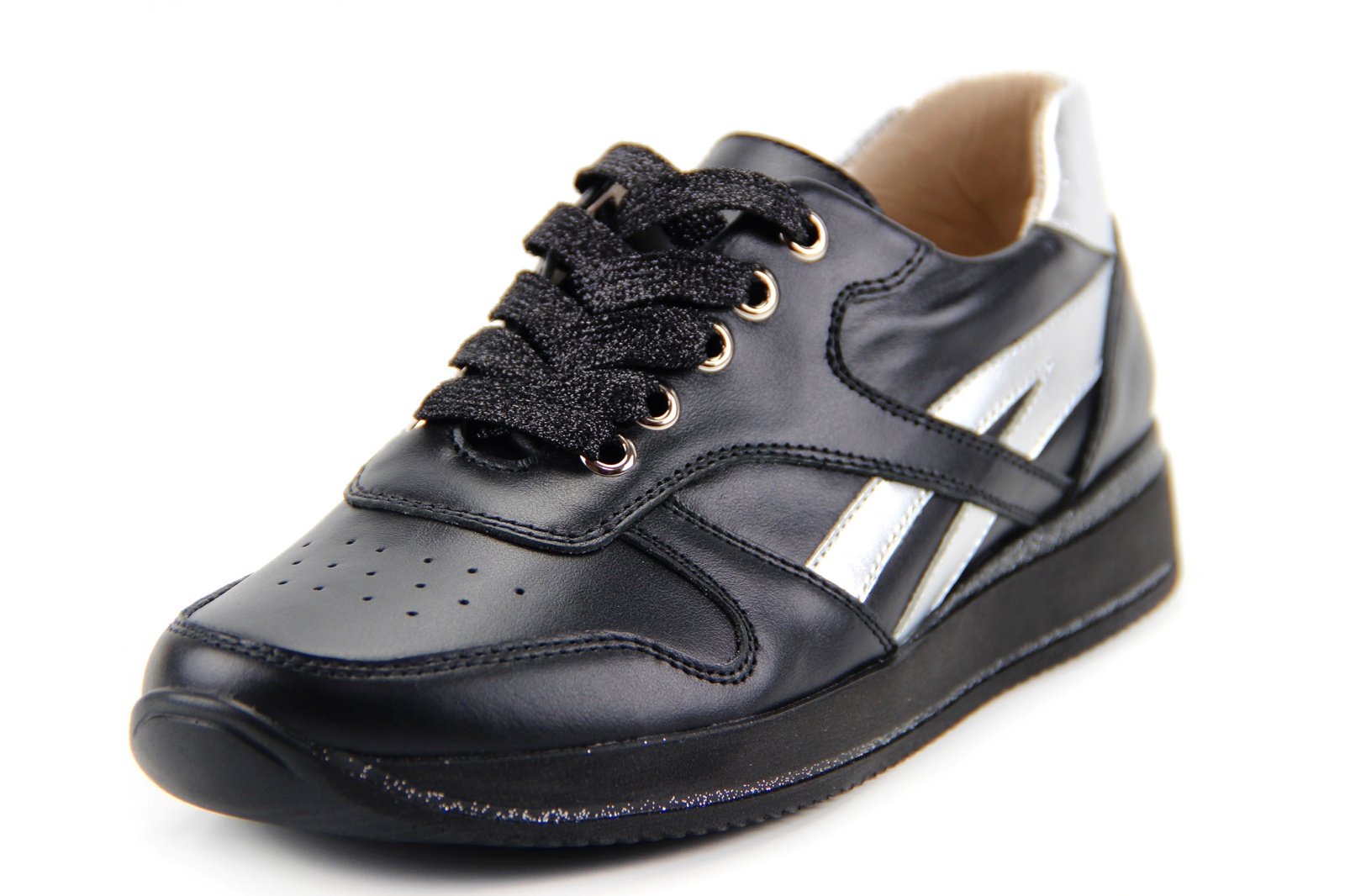 картинка Кроссовки ED'ART 132.151'bl.black-silver от интернет магазина