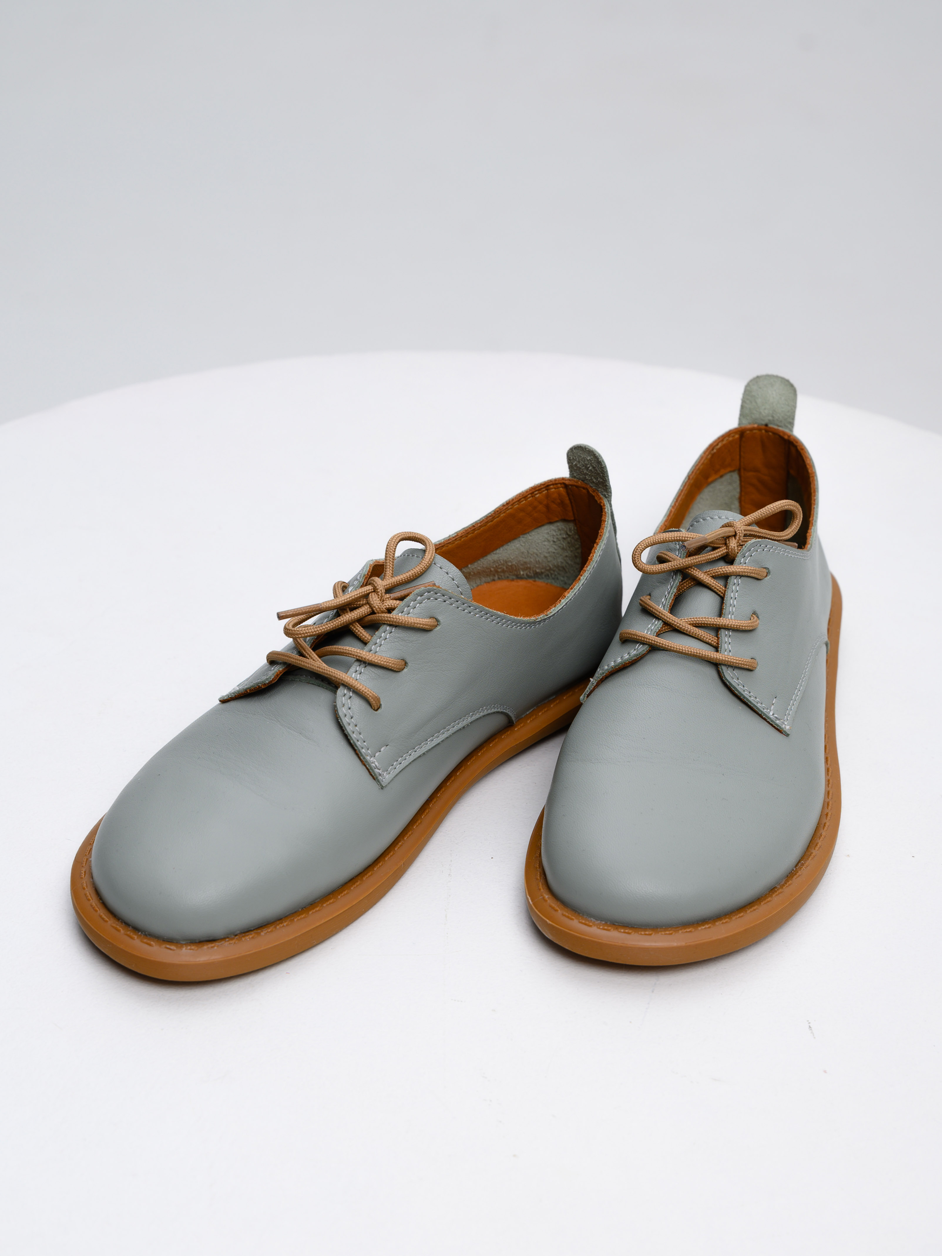 картинка Туфли ED'ART 181.ОКСЕ'br. Лион авокадо+коричневый от интернет магазина