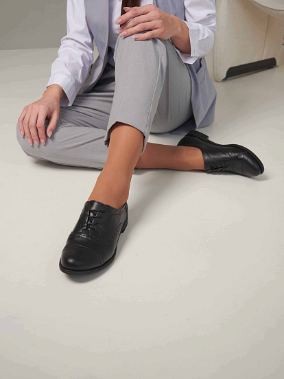 картинка Туфли полуботинки ED'ART 111.madonna'bl. Черный от интернет магазина