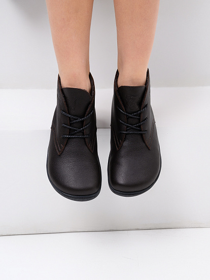 картинка Босоногие ботинки  ED'ART 208.NATA'bl.Темно-коричневая оттима от интернет магазина