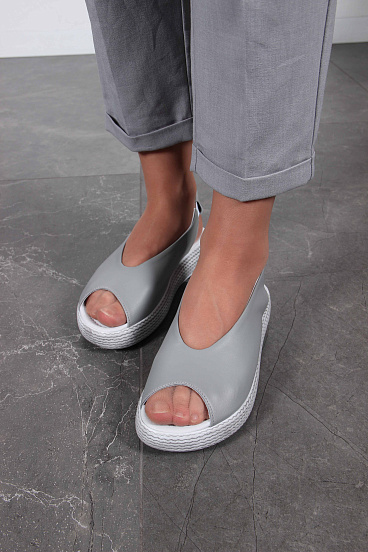 картинка Босоножки ED'ART 1019.2530'w.серый ангел от интернет магазина