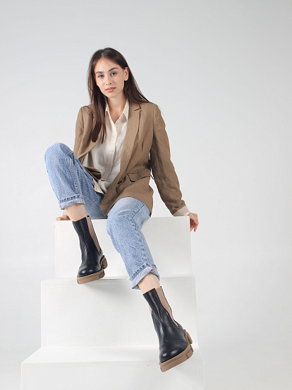 картинка Челси ED'ART 360.P.21074'nut. черный макс какао от интернет магазина