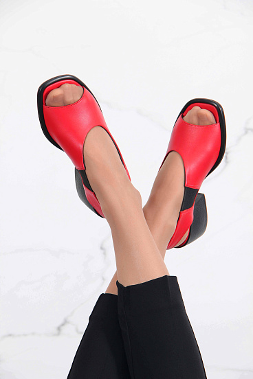 картинка Босоножки ED'ART 4011.23663'bl. Красный от интернет магазина