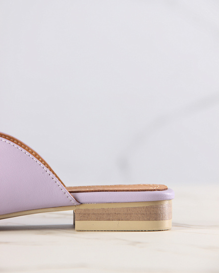 картинка Мюли ED'ART 1001.34104'be. Лиловый стар от интернет магазина