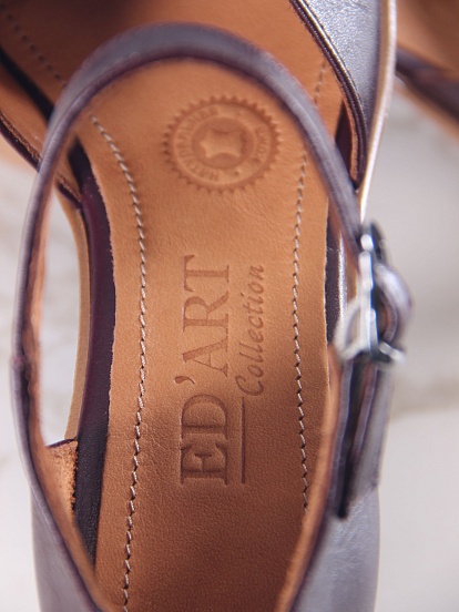 картинка Босоножки ED'ART 5032.23663'be. Бордовый +коричневый от интернет магазина