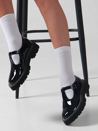 картинка Туфли полуботинки ED'ART 1004.5151 'bl. Черный от интернет магазина