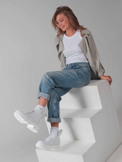 картинка Ботинки ED'ART 338.21153'w. Белый от интернет магазина