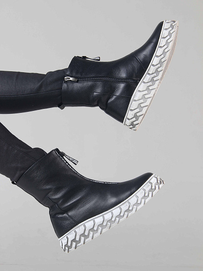 картинка Ботинки ED'ART 365.L.iceberg'w. black от интернет магазина