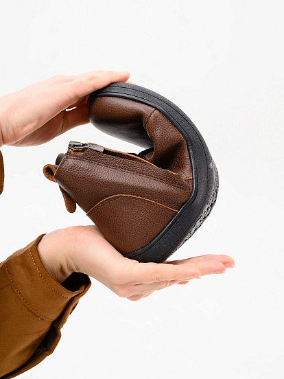 картинка Босоногие ботинки  ED'ART 352.NATA'bl.Светло-коричневая оттима от интернет магазина