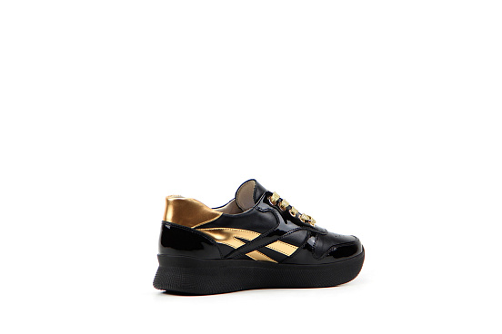 картинка Кроссовки ED'ART 132.omega'bl.lacq-gold от интернет магазина