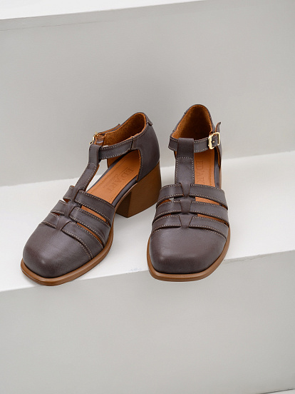 картинка Босоножки ED'ART 5036.23663'bе.Вакса коричневый от интернет магазина