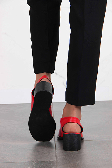 картинка Босоножки ED'ART 4011.23663'bl. Красный от интернет магазина