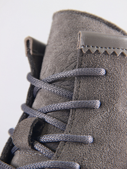 картинка Ботинки ED'ART 319.taskana'gr. Серый замок замша+игуана от интернет магазина