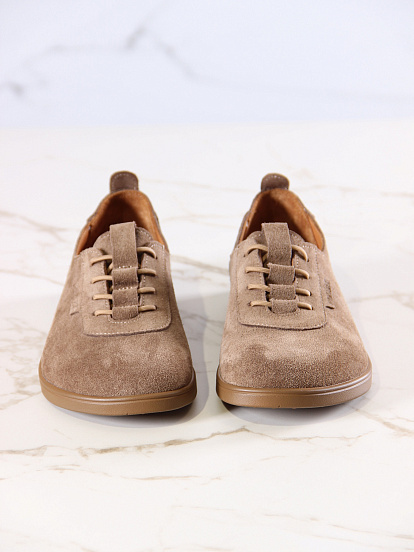 картинка Туфли ED'ART 185.асти'br.Серо-коричневая замша от интернет магазина