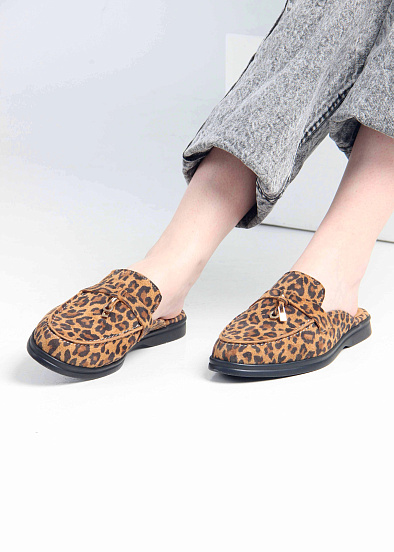 картинка Мюли ED'ART 1070.2614'bl. коричневый леопард от интернет магазина