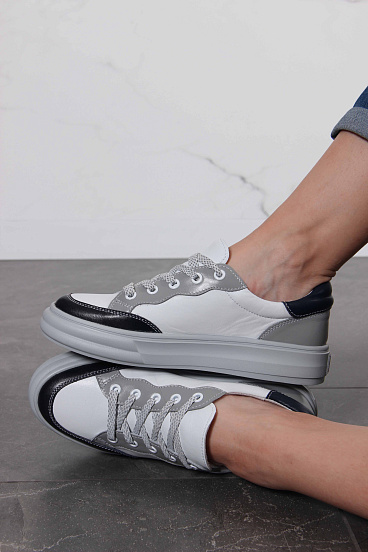 картинка Кеды ED'ART 148.lusi22'gr.белый-серый от интернет магазина