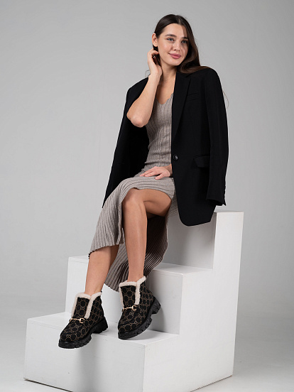 картинка Ботинки ED'ART 307. PODYUM141 'bl. черный гуччи от интернет магазина