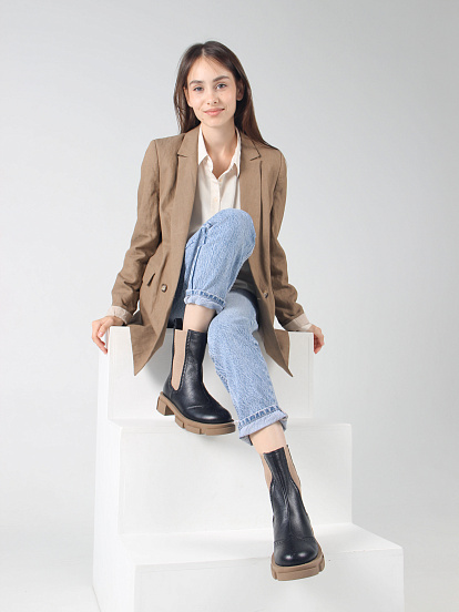 картинка Челси ED'ART 360.P.21074'nut. черный макс какао от интернет магазина