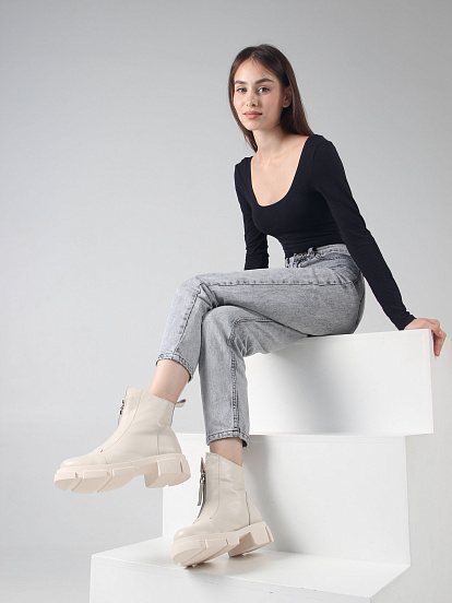 картинка Ботинки ED'ART 330.21074'm.Бежевый от интернет магазина