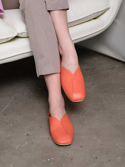 картинка Мюли ED'ART 1007.тунит205'be. Коралл от интернет магазина