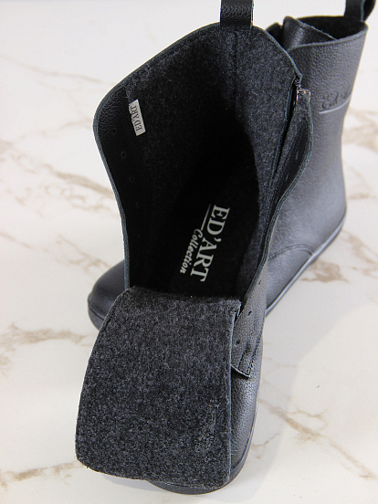 картинка Босоногие ботинки  ED'ART 351.NATA'bl.Черный флоттер от интернет магазина