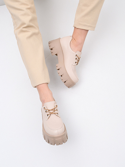 картинка Туфли полуботинки ED'ART 202.90200'ca.Бежевый стар пудра от интернет магазина