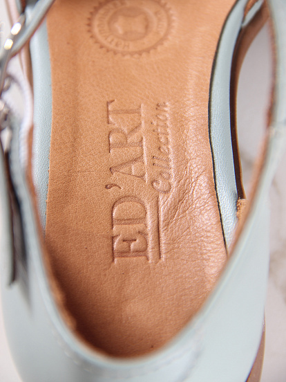 картинка Босоножки ED'ART 5033.23663'bе. Авокадо лион+коричневый от интернет магазина