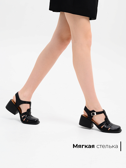 картинка Босоножки ED'ART 5035.23663'bl. Черный от интернет магазина