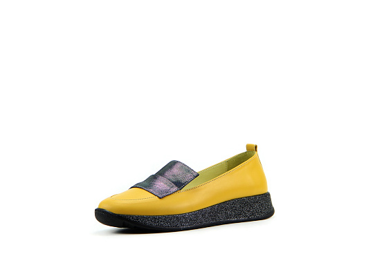 картинка Лоферы ED'ART 118.157'bl. yellow от интернет магазина