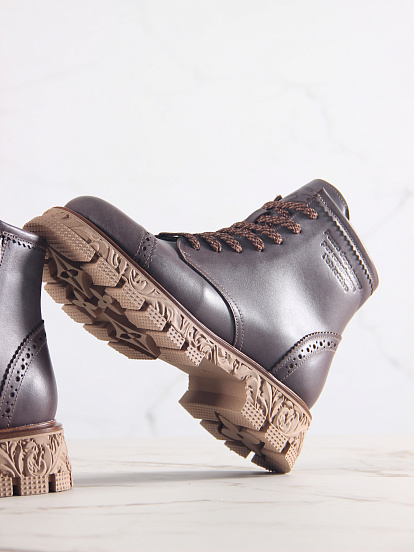 картинка Ботинки ED'ART 319.PODYUM141'br. Вакса коричневая от интернет магазина