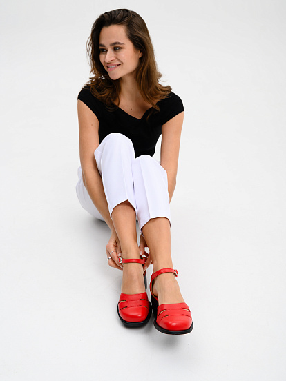 картинка Босоножки ED'ART 5032.23663'bl. Красный от интернет магазина