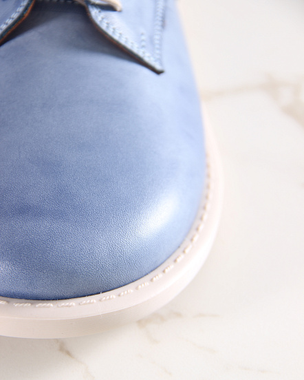 картинка Туфли ED'ART 181.ОКСЕ'be. Вакса джинс+бежевый от интернет магазина