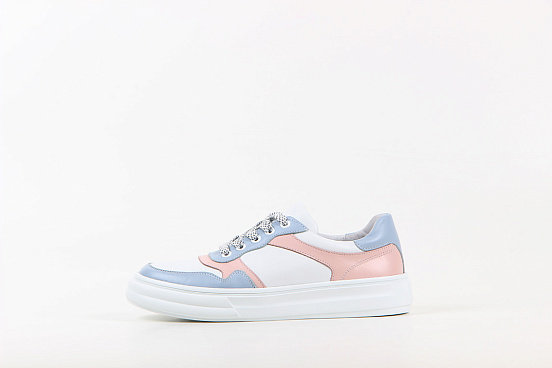 картинка Кеды ED'ART 149.lusi22'w. white/blue/pink от интернет магазина