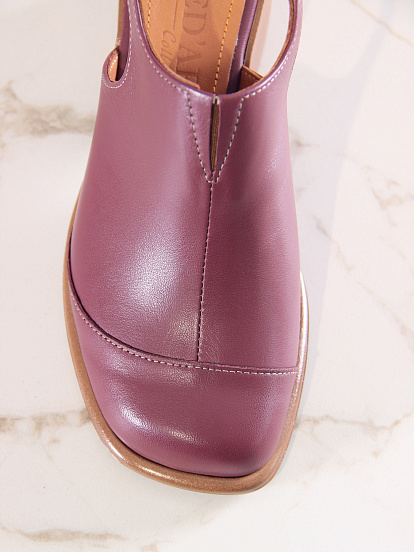 картинка Босоножки ED'ART 5133.23663'be. Гнилая вишня+коричневый от интернет магазина