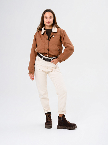 картинка Ботинки ED'ART 319.22511'br. Коричневый замша от интернет магазина