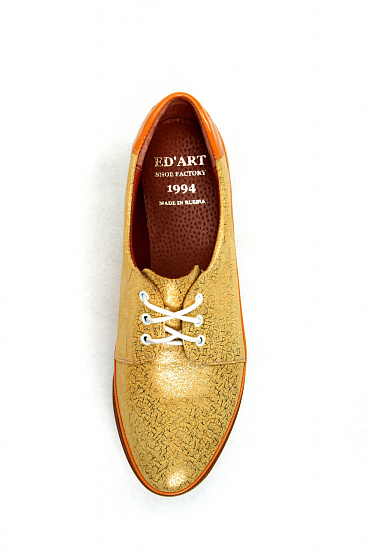картинка Туфли полуботинки ED'ART 103.man'w.yel от интернет магазина