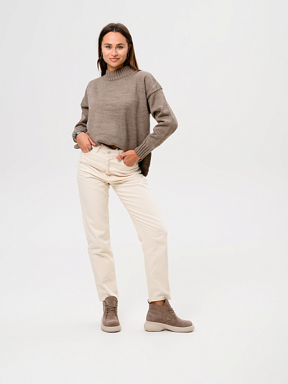 картинка Ботинки ED'ART 308.927'be. капучино замша от интернет магазина