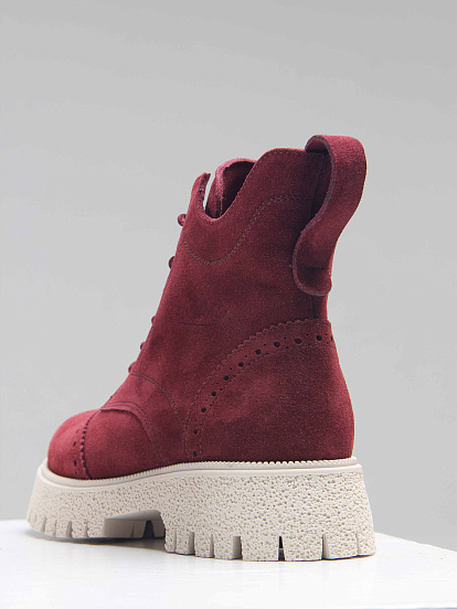картинка Ботинки ED'ART 338.1541'be. бордо замша от интернет магазина