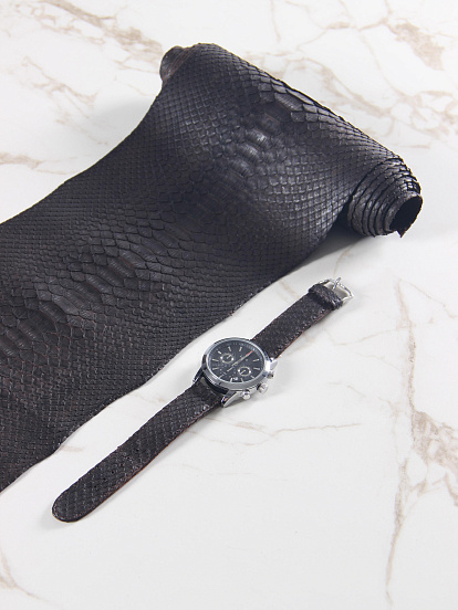 картинка Ремешок на часы R22 коричневый питон от интернет магазина