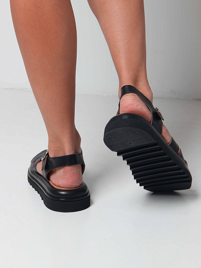 картинка Босоножки ED'ART 2025.2525'bl. Черный от интернет магазина