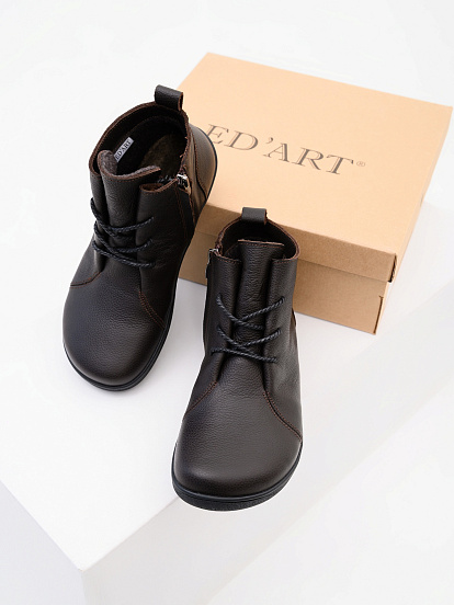 картинка Босоногие ботинки  ED'ART 352.NATA'bl.Темно-коричневая оттима от интернет магазина