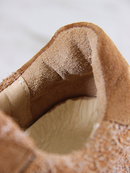 картинка Босоногие кеды ED'ART 184.nata'br.Джангл кемл+светло коричневая замша от интернет магазина