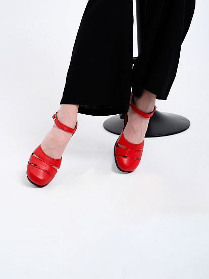 картинка Босоножки ED'ART 3032.25294'bl. Красный от интернет магазина