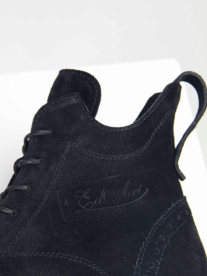 картинка Ботинки ED'ART 338.1541'be. черный замша от интернет магазина