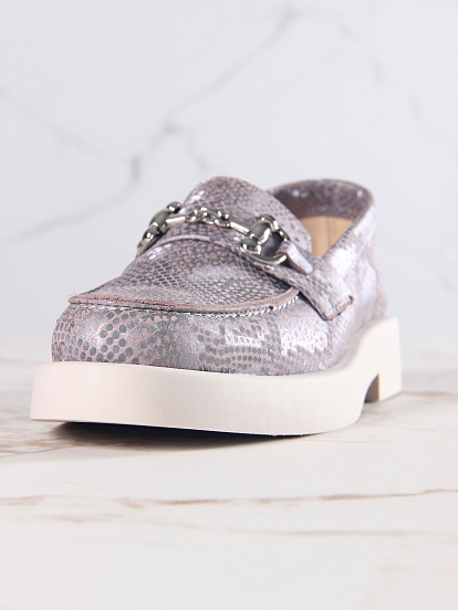 картинка Лоферы туфли ED'ART 174.1593'be.Мутон мамба от интернет магазина