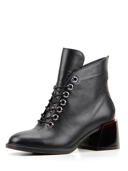 картинка Ботильоны ED'ART 533.Janet'br. черный бордо  R от интернет магазина