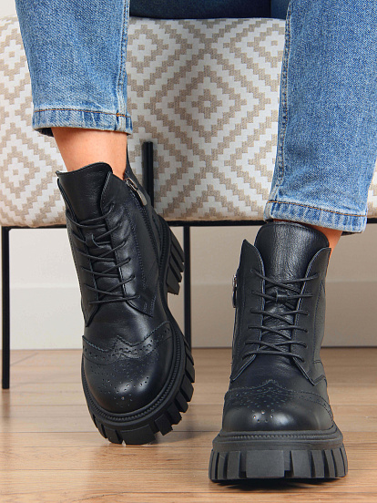 картинка Ботинки ED'ART 338.21153'bl.Black от интернет магазина